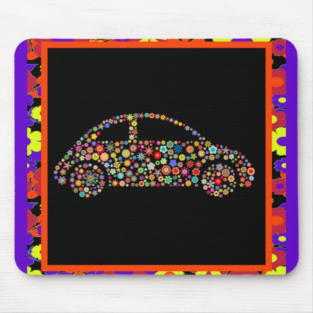 Passeio Mousepad de flower power (Frente)