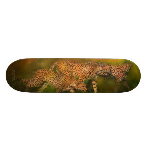 Passeio selvagem - skate do mundo da chita