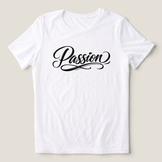 Passion Script | Elegant Minimalist Typography (Design frontal)