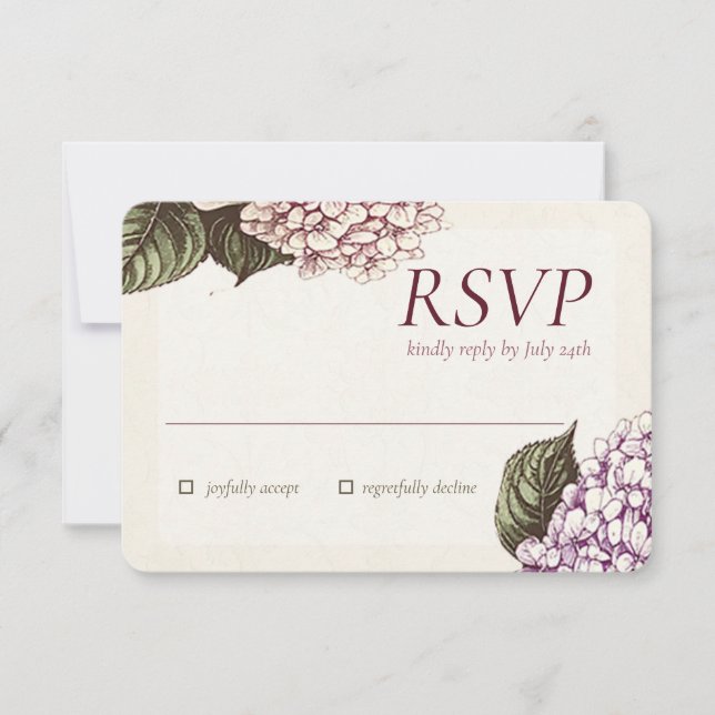 PASSION | Wedding RSVP Response Card (Frente)