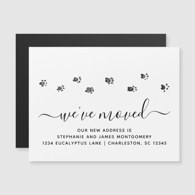 Passo a Passo Imprime o Novo Magnet de Endereço a  (Frente/Verso)