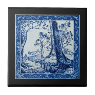 Passos da Fazenda, Azulejo de Arte em Cerâmica Azu