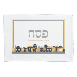 Passover Personalizado Jerusalém Seder w Pillo Dou