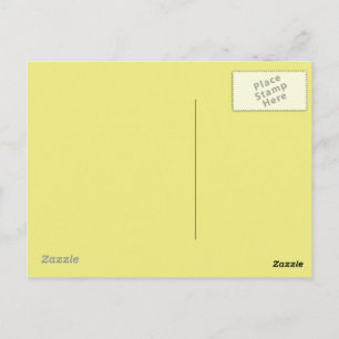Pasta Amarelo sobre um cartão postal