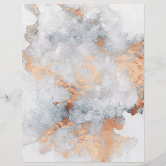 Pasta Azul de Cobre Dourada Granite (Frente)