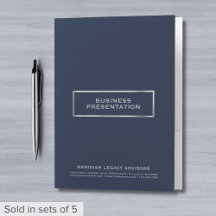 Pasta de Apresentação Elegante Simples