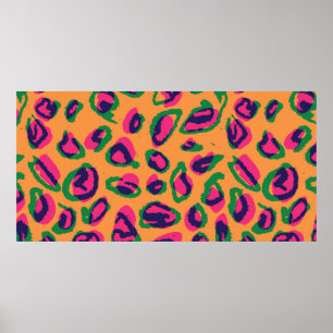 Pasta de ilustração de impressão de leopardo aquos