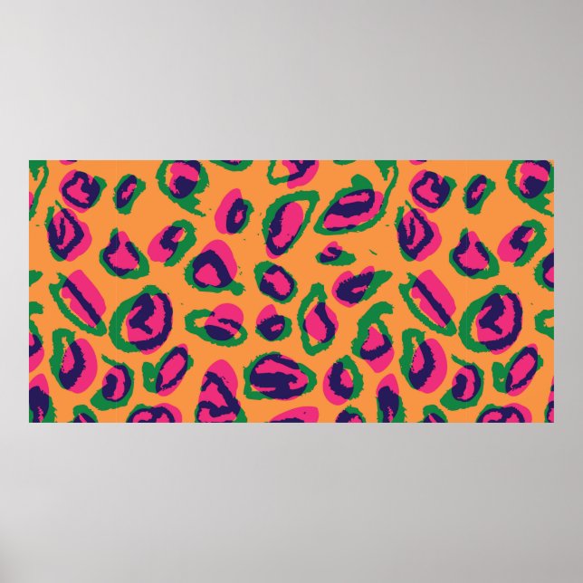 Pasta de ilustração de impressão de leopardo aquos (Frente)