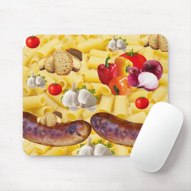 Pasta de Mouse Pão de Tomate! Mousepad (Com mouse)