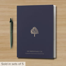 Pasta de Planeamento de Imóveis Profissionais