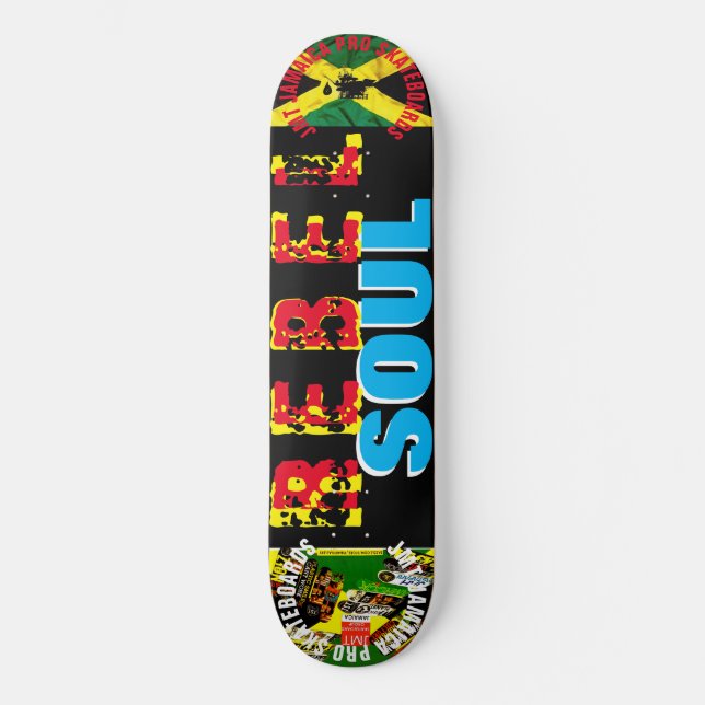 Pasta de skateboard REBEL SOUL 8 1/4" (Frente)