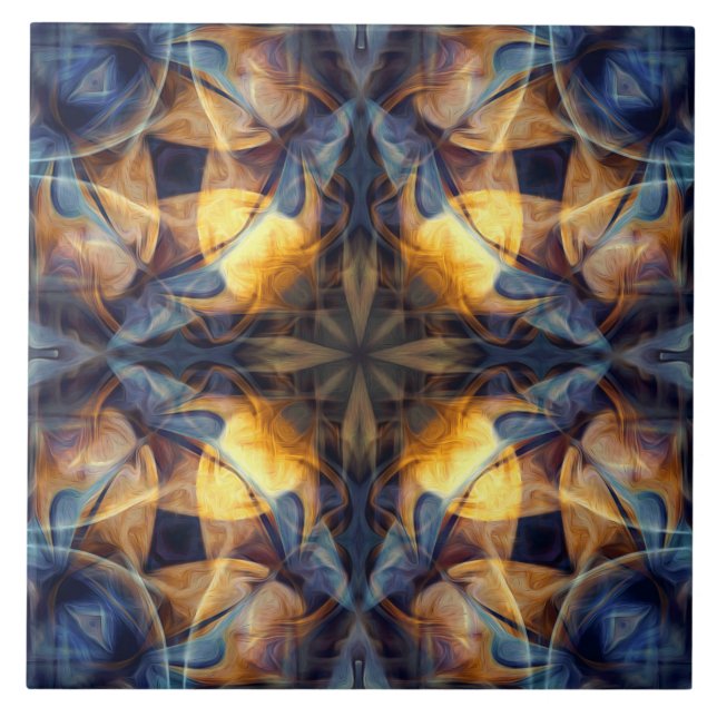 Pasta luxuosa, decorativa, azul marinho (Frente)