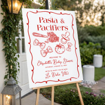 Pasta & Pacifiers Italian Baby Shower Welcome
