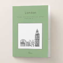 Pastas Pocket de Sketch de Londres
