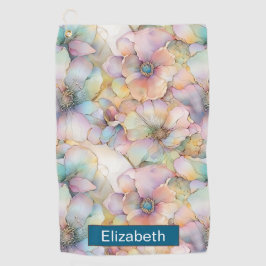 Pastel Alcohol Ink Floral Personalized