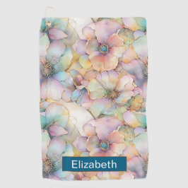 Pastel Alcohol Ink Floral Personalized