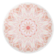 Pastel Apricot Mandala pintado à mão