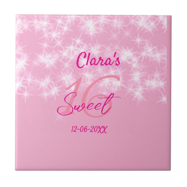 Pastel baby pink doce de 16 anos adicione nome da (Frente)