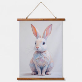 Pastel Baixo Poly Bunny