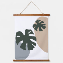 Pastel Boho Monstera Deixa Muro Estético Orgânico