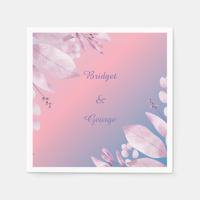 Pastel cereja florescente sakura guardanapos de ca (Frente)