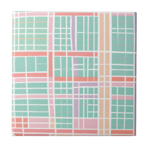 Pastel Checkered Modern Cottagecore Primavera Home