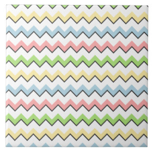 Pastel Chevron-Drop Shadow de Shirley Taylor