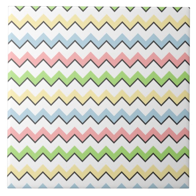 Pastel Chevron-Drop Shadow de Shirley Taylor (Frente)