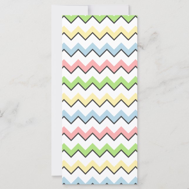 Pastel Chevron-Drop Shadow por Shirley Taylor (Frente)