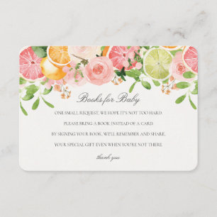 Pastel Citrus Floral Cutis Livros para Inserção de