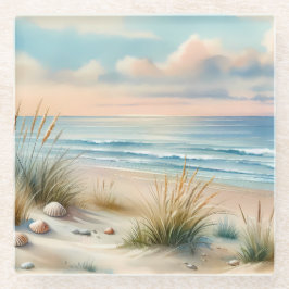 Pastel Coastal Dunes Watercolor