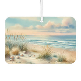 Pastel Coastal Dunes Watercolor