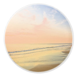 Pastel Colors Sandy Beach Tranquil Knob