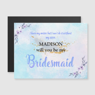 Pastel de Bridesmaid Watercolor