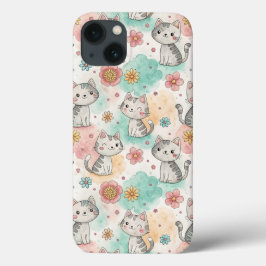 Pastel de gato kawaii, bonito