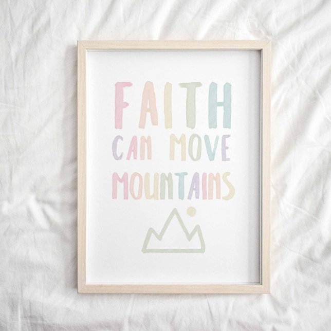 Pastel Faith pode mover sua poster das montanhas (Criador carregado)