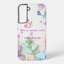 Pastel Floral Quote Borboleta