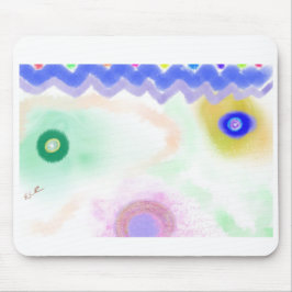 Pastel Galaxies Impressionist Art Mousepad