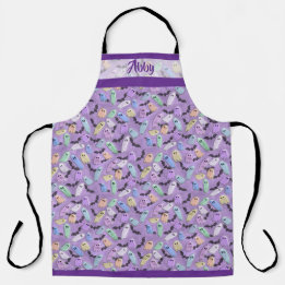 Pastel Ghosts Apron Kitchen Essencial