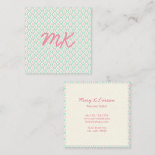 Pastel Girly Cartões de visitas