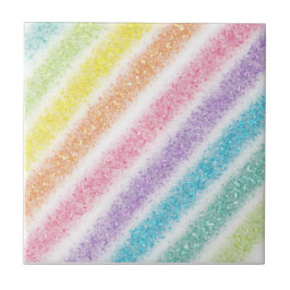 Pastel Glitter Rainbow