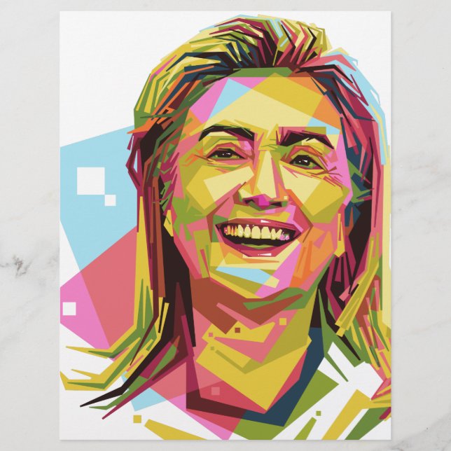 pastel Hillary Clinton (Frente)
