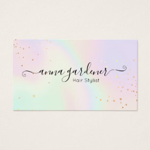 Pastel Holográfico Gama Arco-Íris Dourado Splatt