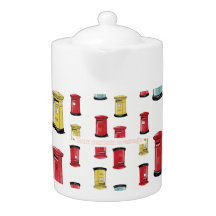 Pastel Japanese Postbox: Watercolor Crayon Style 