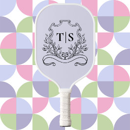 Pastel Lavender Lilac Monogram Initial Classic