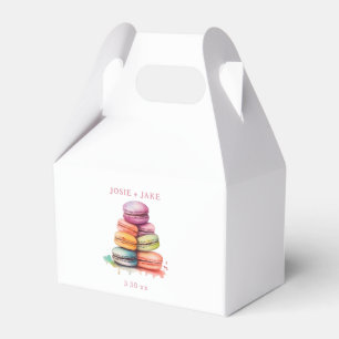 Pastel Macarons - Caixa de Presente Favorável