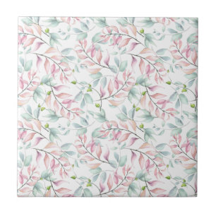 Pastel Mauve e Sage Dancing deixam Azulejo cerâmi