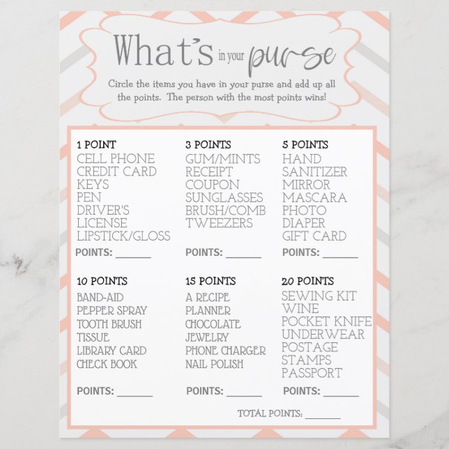 Pastel Peach e Cinzas Zig Zag Whats na sua bolsa (Frente)