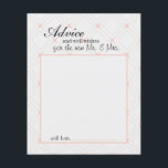 Pastel Peach e Cream - Cartão Geométrico<br><div class="desc">A nossa coleção "just Peachy" irá adicionar um toque de cores suaves divertidas à sua papelaria. Personalize nossa bela papelaria com seus detalhes de evento fácil e rapidamente, basta pressionar o botão personalizar. Está incluída a coordenação no verso. Itens correspondentes para concluir sua coleção de eventos estão disponíveis em nossa...</div>