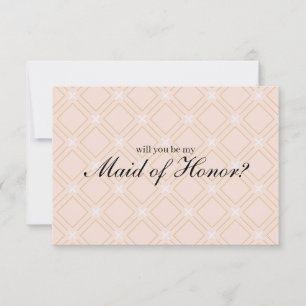 Pastel Peach e Dourado será minha Madrinha de casa